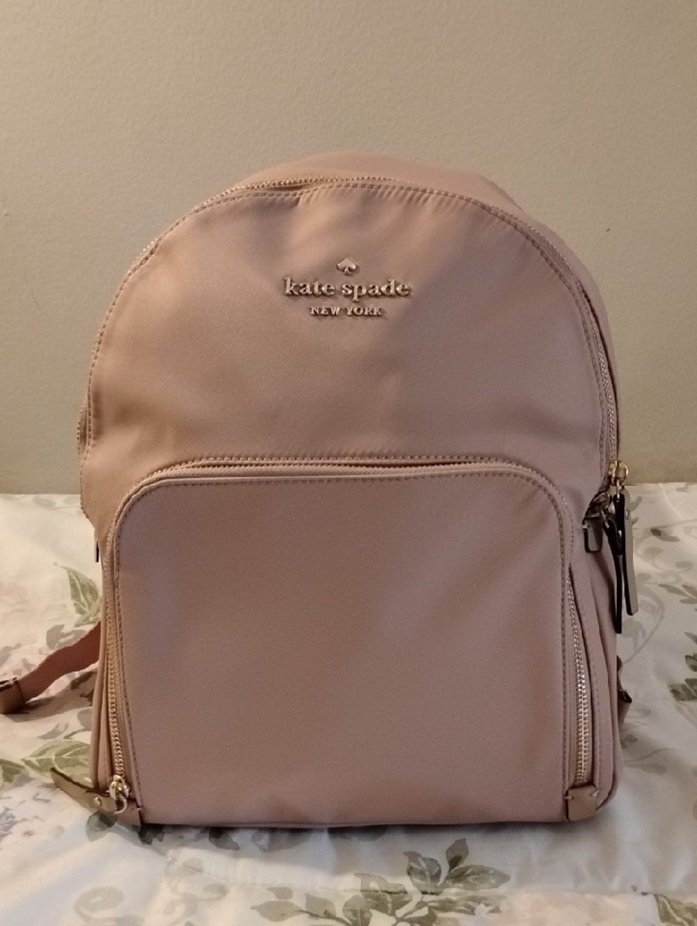 Kate Spade Medium Nylon Backpack Dusty Pink